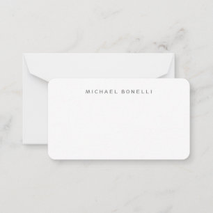 Exclusive Personal Modern Return Address Label Notitiekaartje