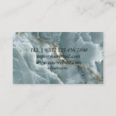 Exclusive Tiles Black Luxury  Natural Materials Visitekaartje (Achterkant)