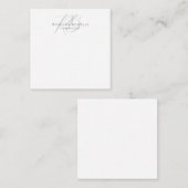 Exclusive Unique Monogram Profile Name Notitiekaartje (Voorkant / Achterkant)