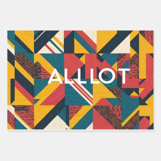 Exclusive wrapping paper! inpakpapier vel (Voorkant)