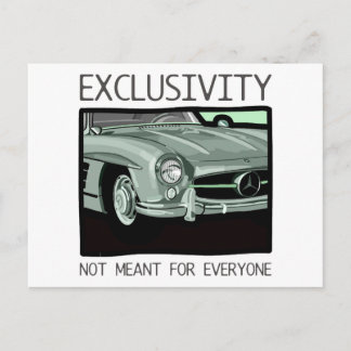 Exclusiviteit en rijkdom - oude klassieke Gullwing Briefkaart