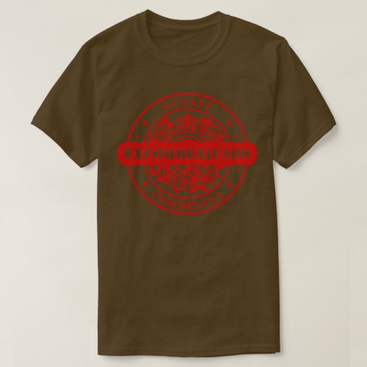 Excommunicado 1 t-shirt (Design voorkant)