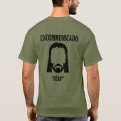 EXCOMMUNICADO John Wick Olive/Zwart T-shirt (Achterkant)