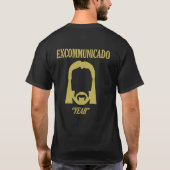 EXCOMMUNICADO John Wick Zwart/Goud T-shirt (Achterkant)