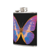 Excotische vlinder Waterverf Heupfles (Links)