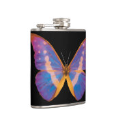 Excotische vlinder Waterverf Heupfles (Rechts)