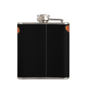 Excotische vlinder Waterverf Heupfles (Achterkant)