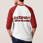 excrement_baseball 3/4tee t-shirt (Achterkant)
