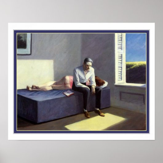 Excursie in de filosofie van Edward Hopper Poster (Voorkant)