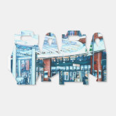 Excursie van zeehavens bedankdoosjes (Uitgevouwen)