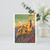 Excursies in de Elzas, Frankrijk, oldtimers Briefkaart (Staand voorkant)