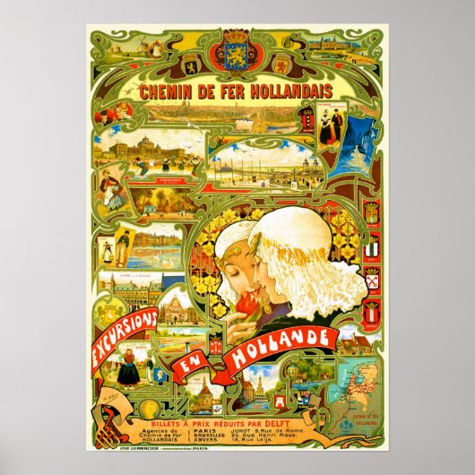 Excursions Through Holland Poster (Voorkant)