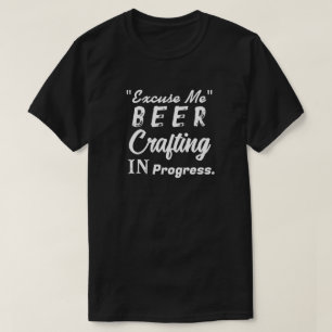 "Excuse Me" Bier brouwen in uitvoering T-shirt