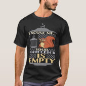 Excuse Me Your Birdfeeder Is Empty Squirrel Bird F T-shirt (Voorkant)
