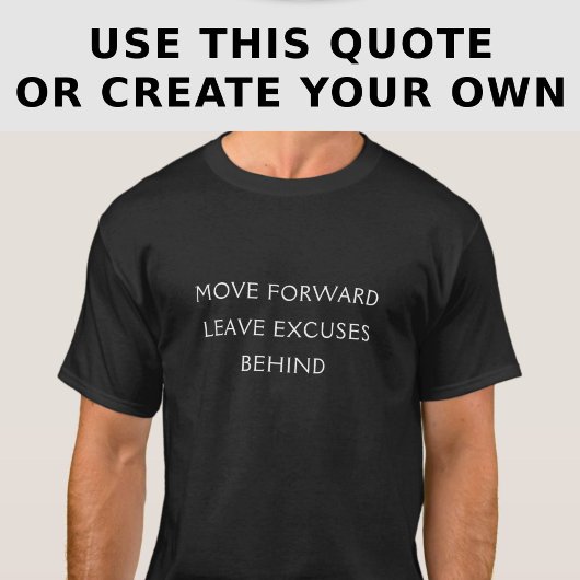 Excuse Quote Aangepast Grappig Inspirerend T-Shirt