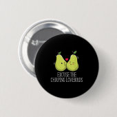 Excuseer de Chirping Lovebirds Wedding Honeymoon _ Ronde Button 5,7 Cm (Voorkant /achterkant)