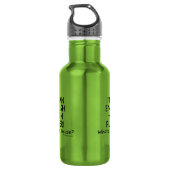 Excuseer de Engelse Horn Player Waterfles (Achterkant)