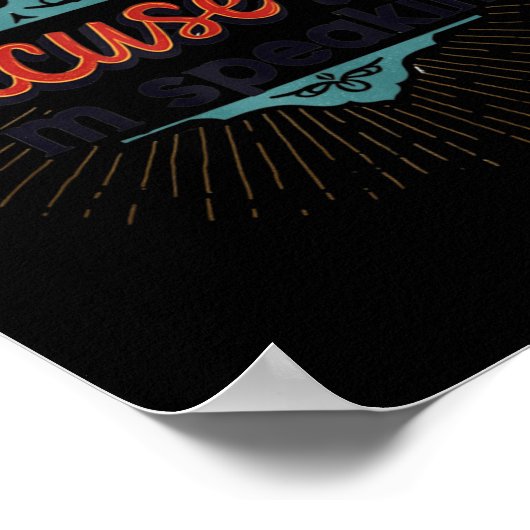 Excuseer me ! Ik heb het over Kamala Meme Design Poster (Hoek)