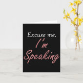 Excuseer me, ik spreek Kamala Harris Kaart (Gele Bloem)