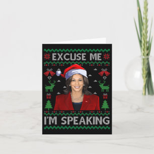 Excuseer me, ik spreek lelijke Kerst Kamala Harri Kaart