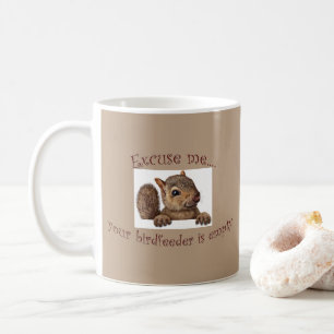 Excuseer me...je bieder is een lege koffie mok