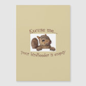 Excuseer me...je geboorte is leeg (Voorkant)