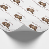 Excuseer me...je geboorte is leeg cadeaupapier (Hoek)