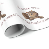 Excuseer me...je geboorte is leeg cadeaupapier (Rol Hoek)