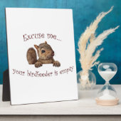 Excuseer me...je geboorte is leeg fotoplaat (Zijkant)