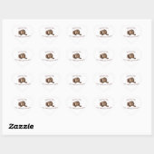 Excuseer me...je geboorte is leeg hart sticker (Vel)