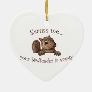 Excuseer me...je geboorte is leeg keramisch ornament