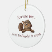 Excuseer me...je geboorte is leeg keramisch ornament (Links)