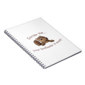 Excuseer me...je geboorte is leeg notitieboek (Rechterzijde)