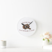 Excuseer me...je geboorte is leeg ronde klok (Huis)