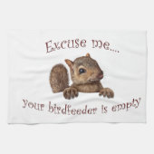 Excuseer me...je geboorte is leeg theedoek (Horizontaal)