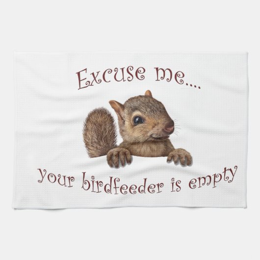 Excuseer me...je geboorte is leeg theedoek (Horizontaal)