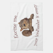 Excuseer me...je geboorte is leeg theedoek (Verticaal)