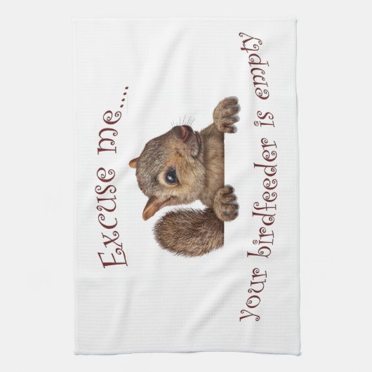 Excuseer me...je geboorte is leeg theedoek (Verticaal)