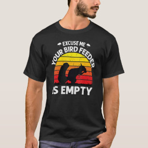 Excuseer me, je vogelvoeder is leeg vogelvoer Geze T-shirt