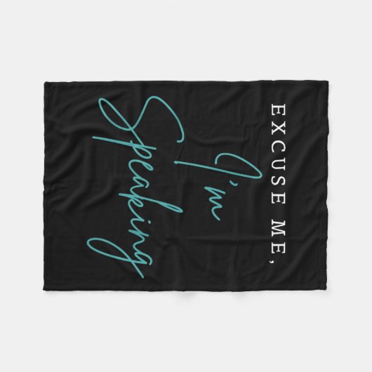 Excuseer me om te praten grappige Kamala Harris Jo Fleece Deken (Voorkant (Horizontaal))