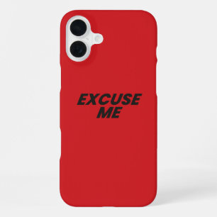 EXCUSEER ME, TELEFOONHOESJE iPhone 16 PLUS HOESJE