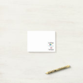 Excuseer me terwijl ik de wereld rond reis post-it® notes (Op bureau)