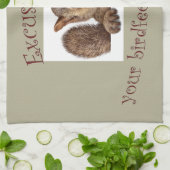 Excuseer me...uw geboorte is een lege doek theedoek (Gevouwen)