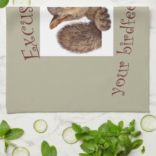 Excuseer me...uw geboorte is een lege doek theedoek (Gevouwen)