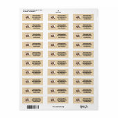 Excuseer me, uw geboorte is Lege Labels (Full Sheet)