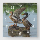 Excuseer me wandklok (Voorkant)