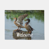 Excuseer me welkom deurmat (Voorkant)