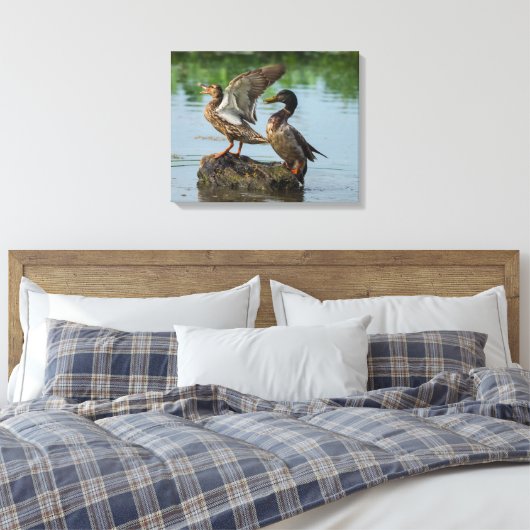 Excuseer mij canvas afdruk (Insitu (Slaapkamer))