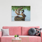 Excuseer mij canvas afdruk (Insitu (Woonkamer))