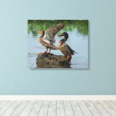 Excuseer mij canvas afdruk (Insitu (Houten vloer))